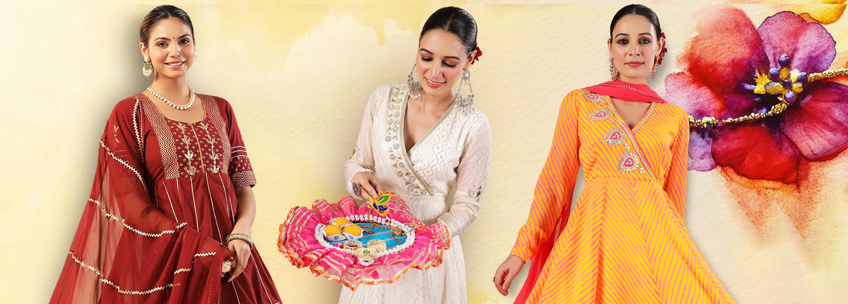 Formal Rakhi Rakhi Special: Gorgeous Ethnic Outfits for Women – Gillori