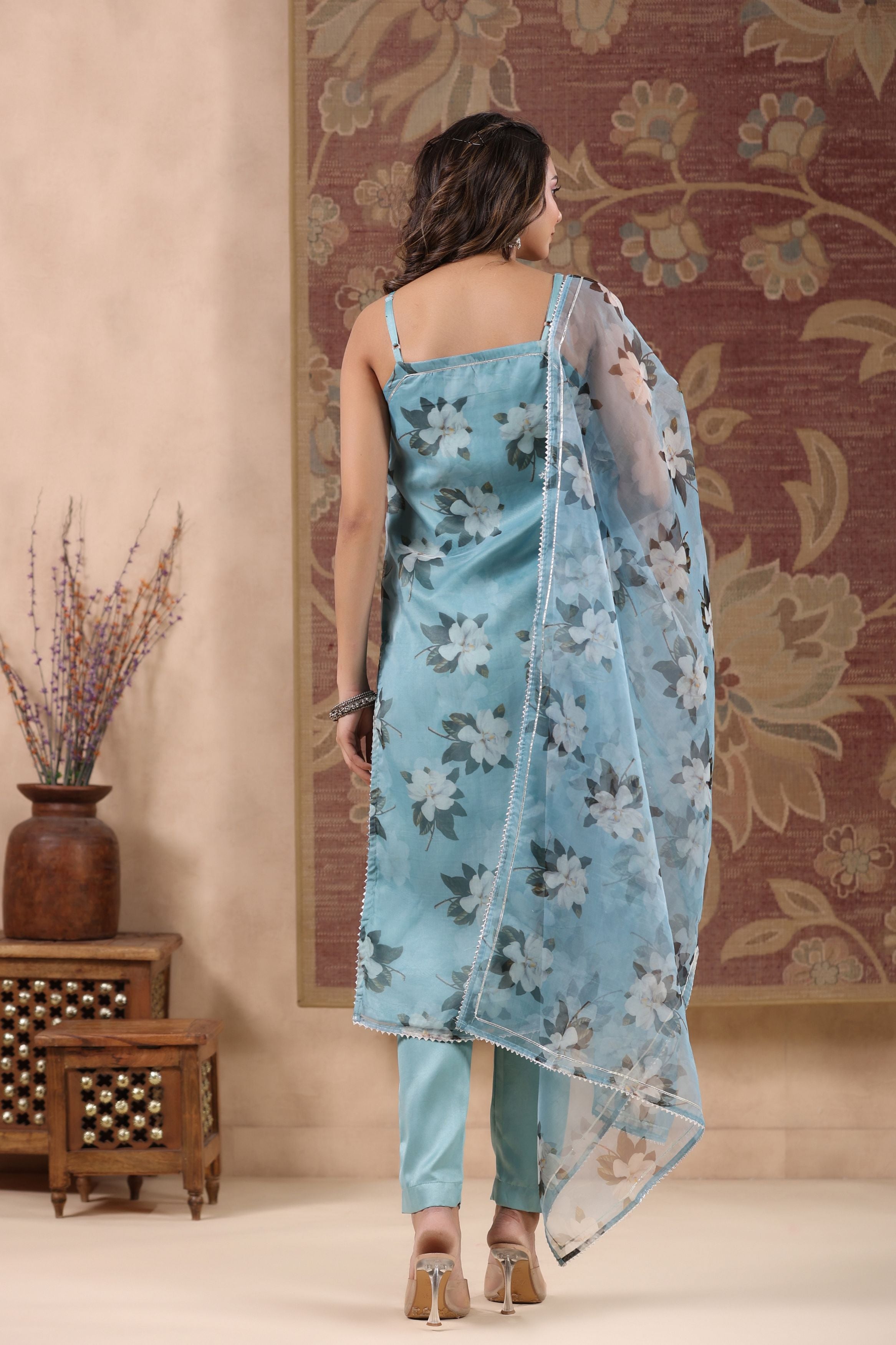 Kirros Organza Suit Set - Buy Designer Ethnic Wear for Women Online in  India - Idaho Clothing