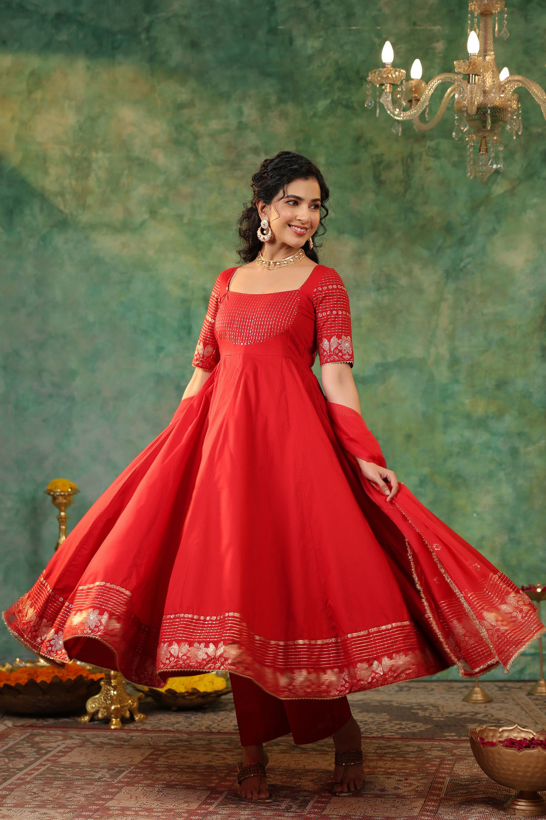 Devki Anarkali Suit Set