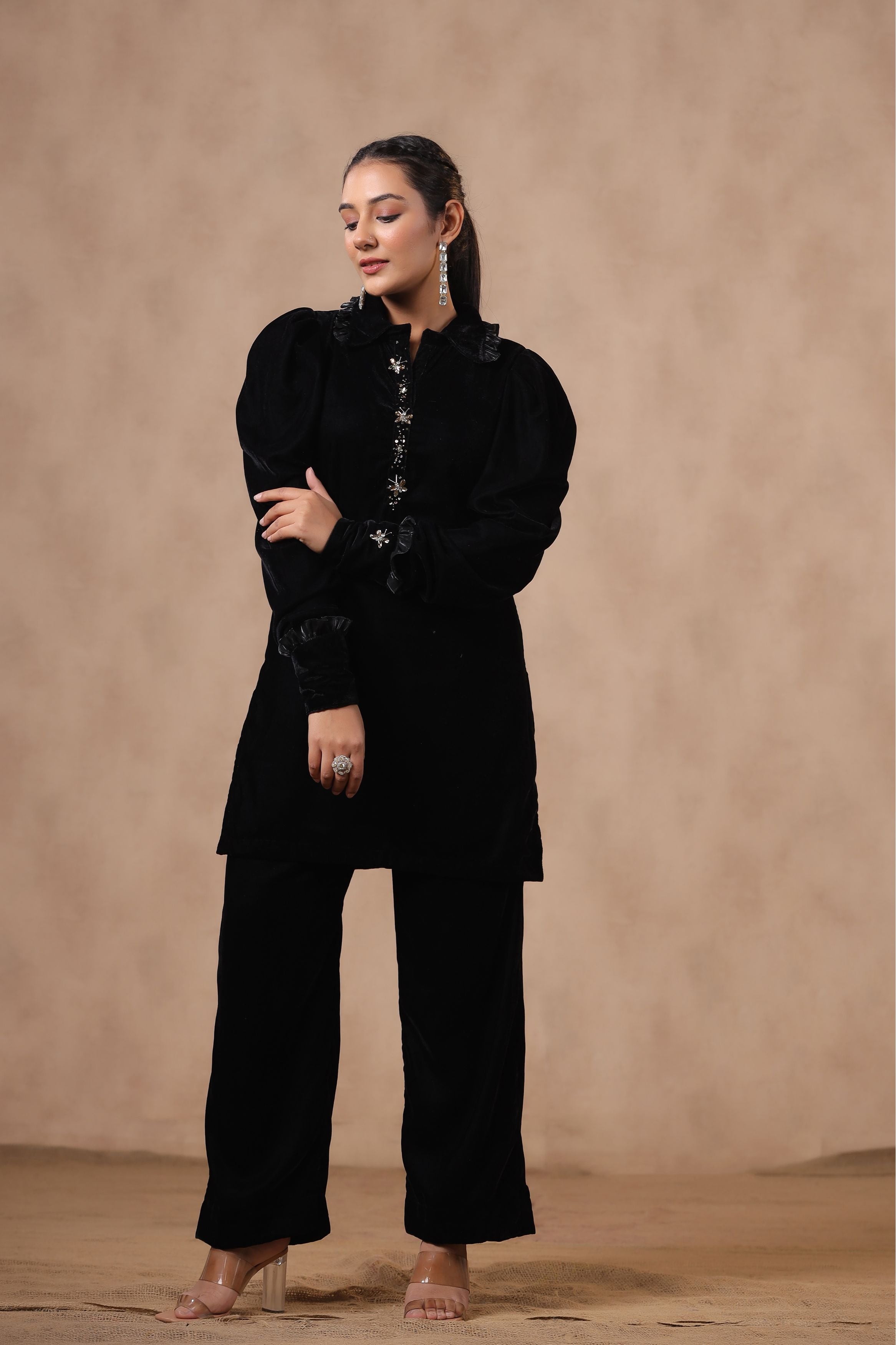 Black Velvet Suit for Women/two Piece Suit/top/womens Suit/womens Suit  Set/wedding Suit/ Womens Coats Suit Set - Etsy