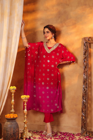 Chakrika Georgette Kaftan Set