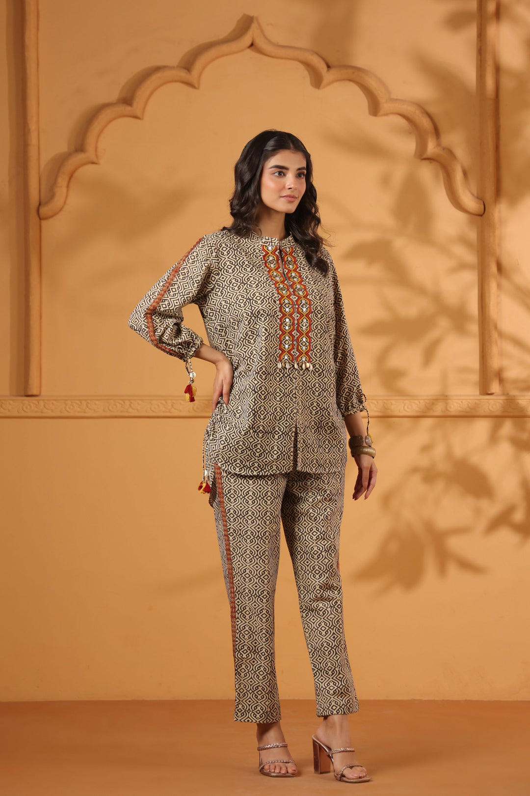 Vijaya Block Printed Coord Set