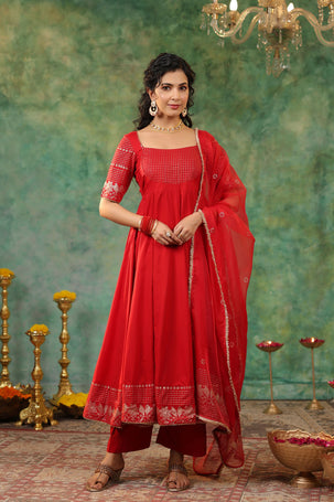 Devki Anarkali Suit Set