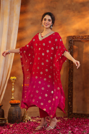 Chakrika Georgette Kaftan Set