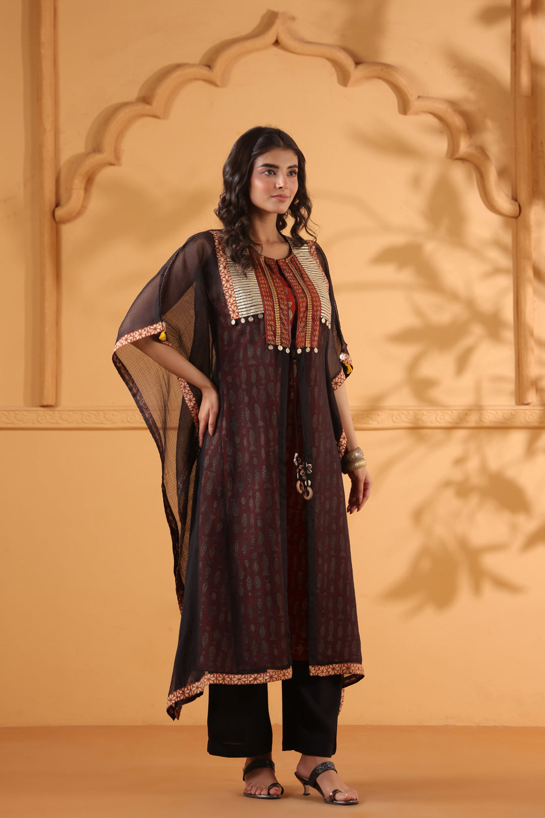 Jantar Mantar Jacket Style Coord Set