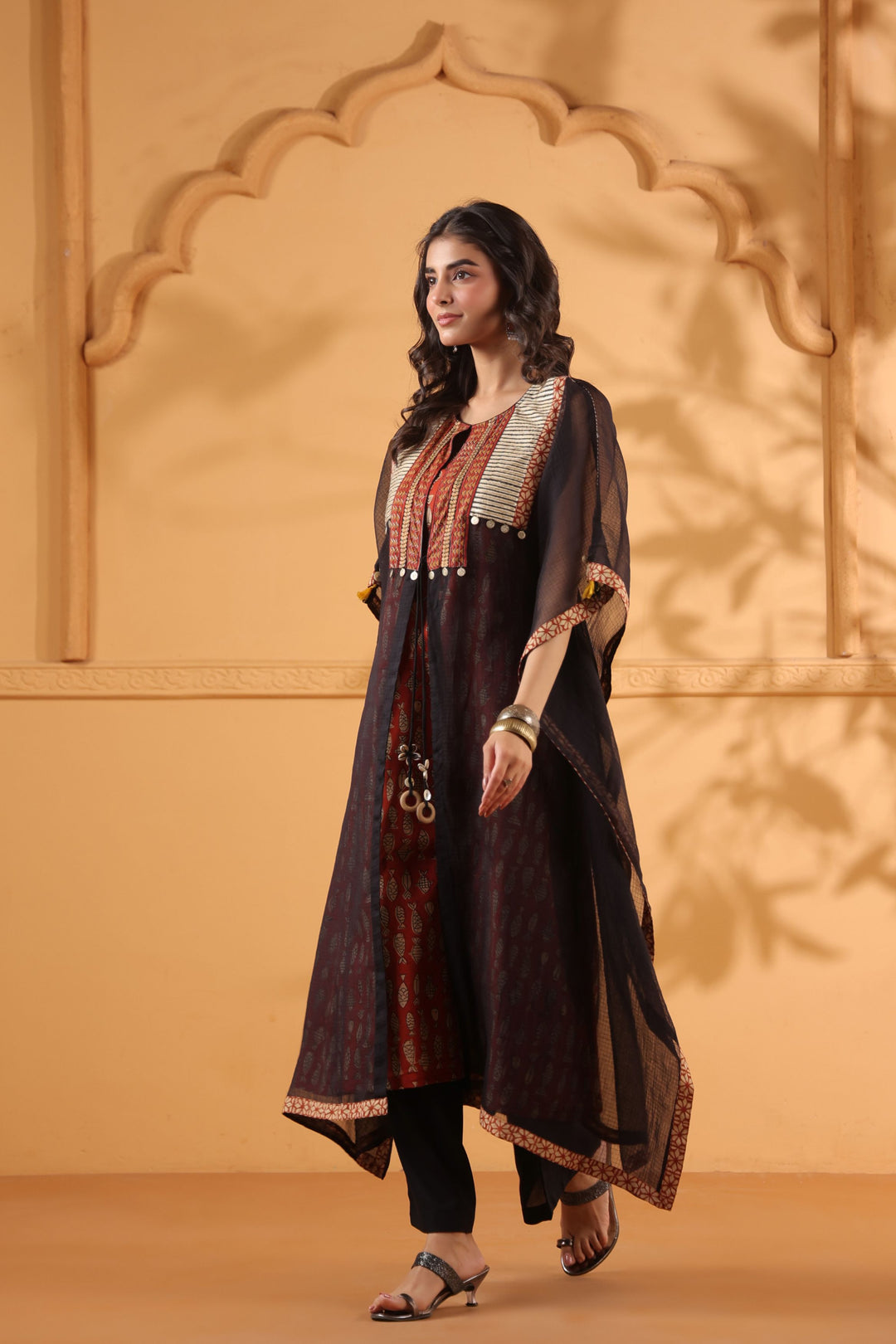 Jantar Mantar Jacket Style Coord Set