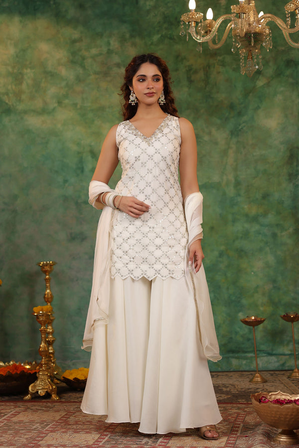 Buy White Ethnic Dresses for Women Online Gillori Buy White Ethnic Dresses for Women Online Gillori