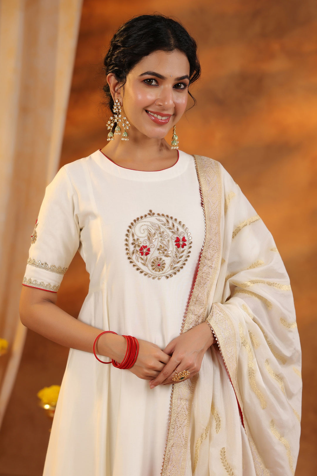 Misri Kalidaar Suit Set With Dupatta