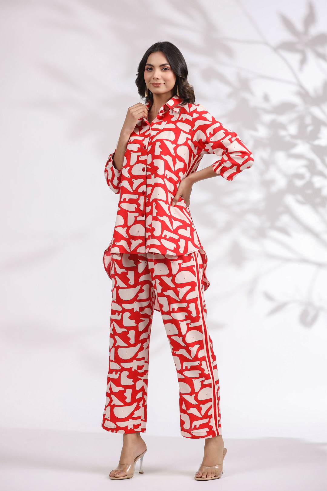 Cicily Red Co-ord Set