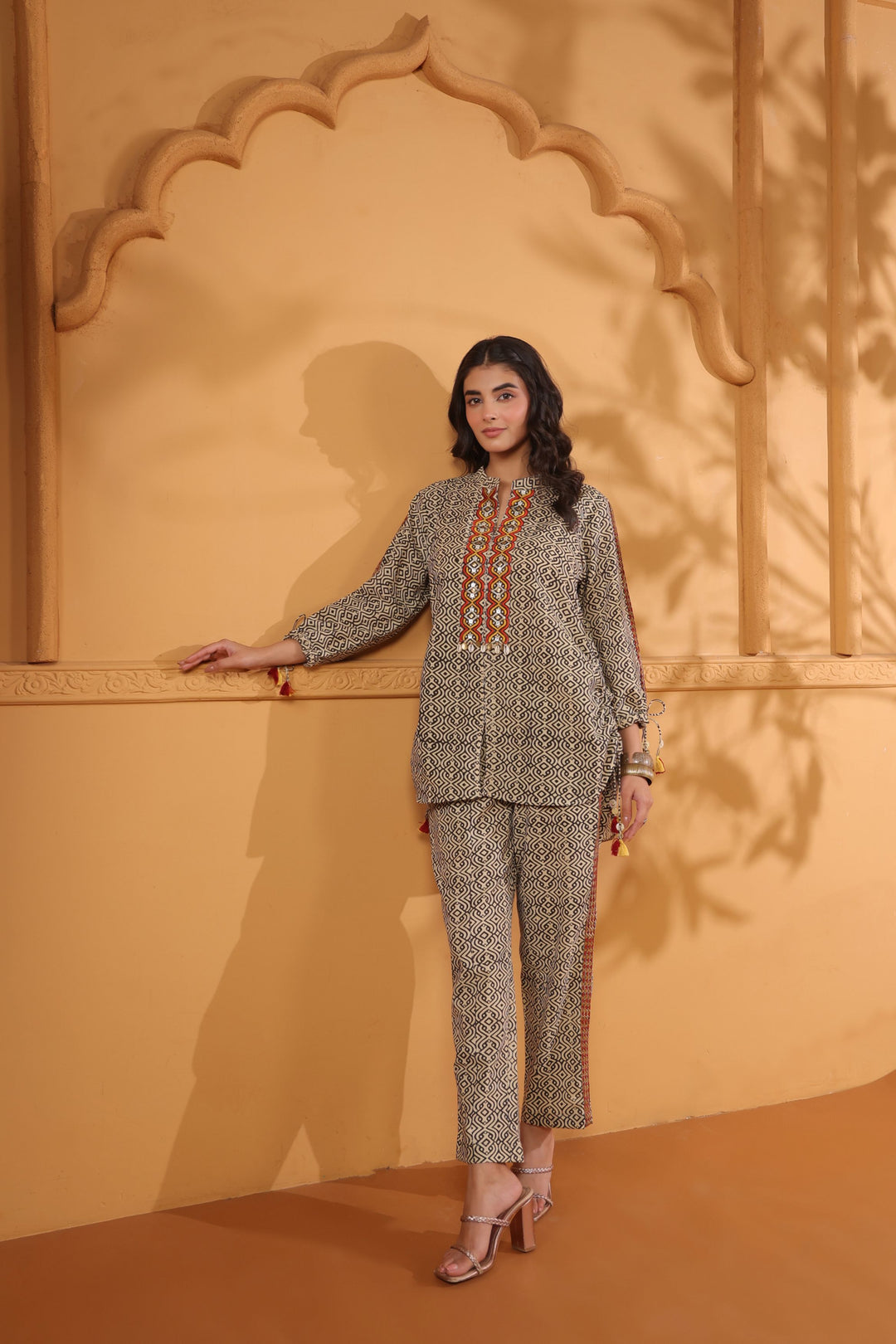 Vijaya Block Printed Coord Set