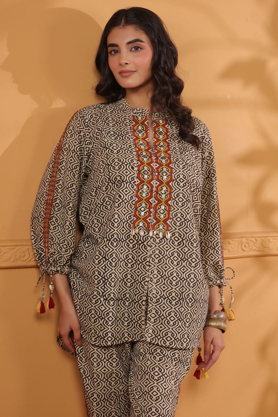 Vijaya Block Printed Coord Set