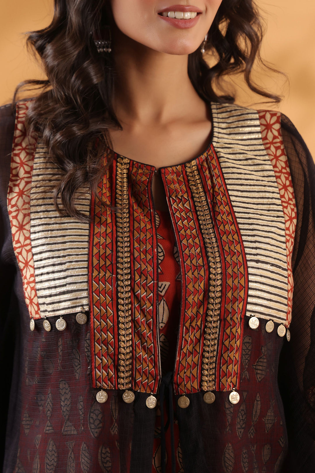 Jantar Mantar Jacket Style Coord Set