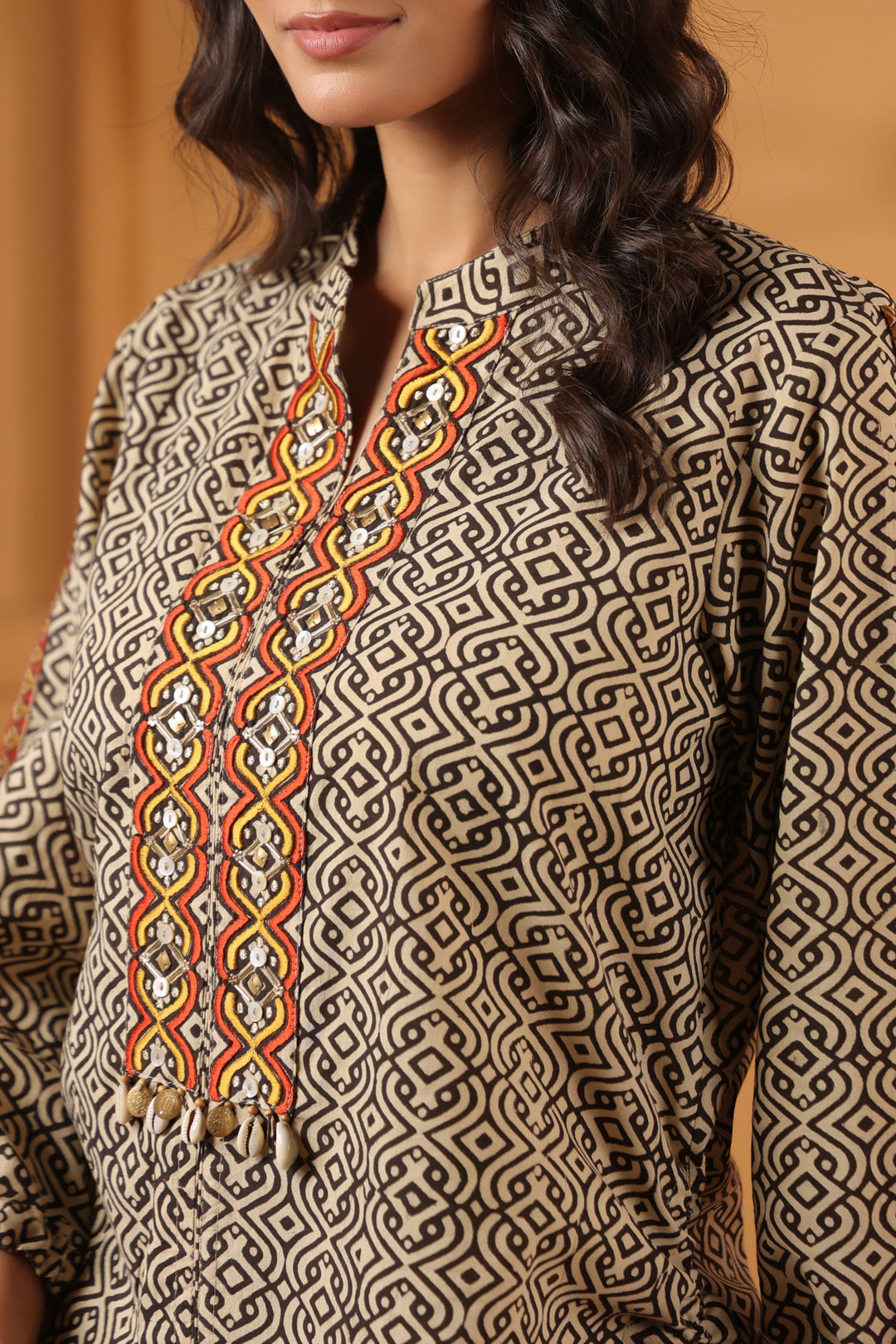 Vijaya Block Printed Coord Set