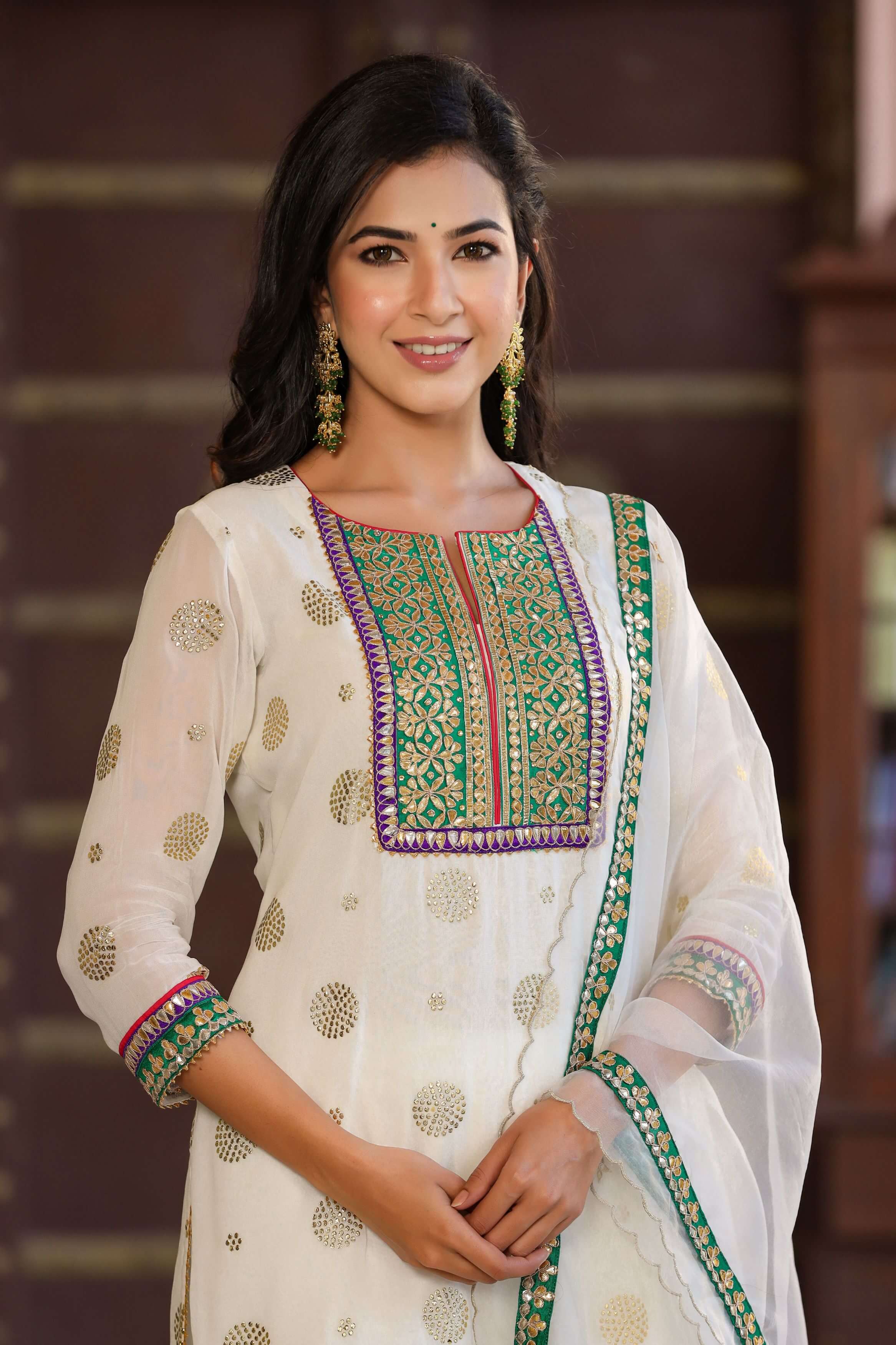 Shop for Vaani Gota Patti Sharara Suit Set Online Gillori