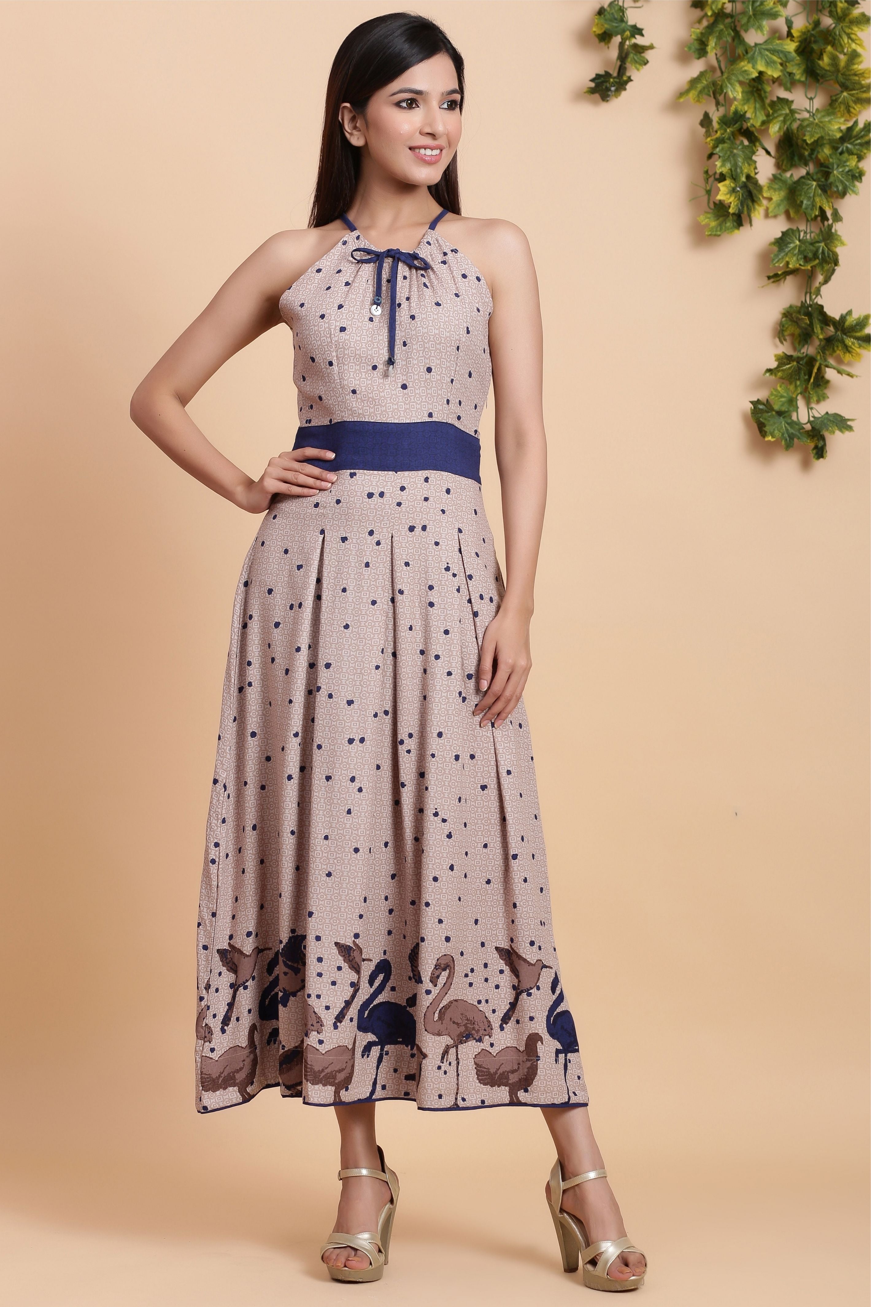 Halter neck outlet dresses online