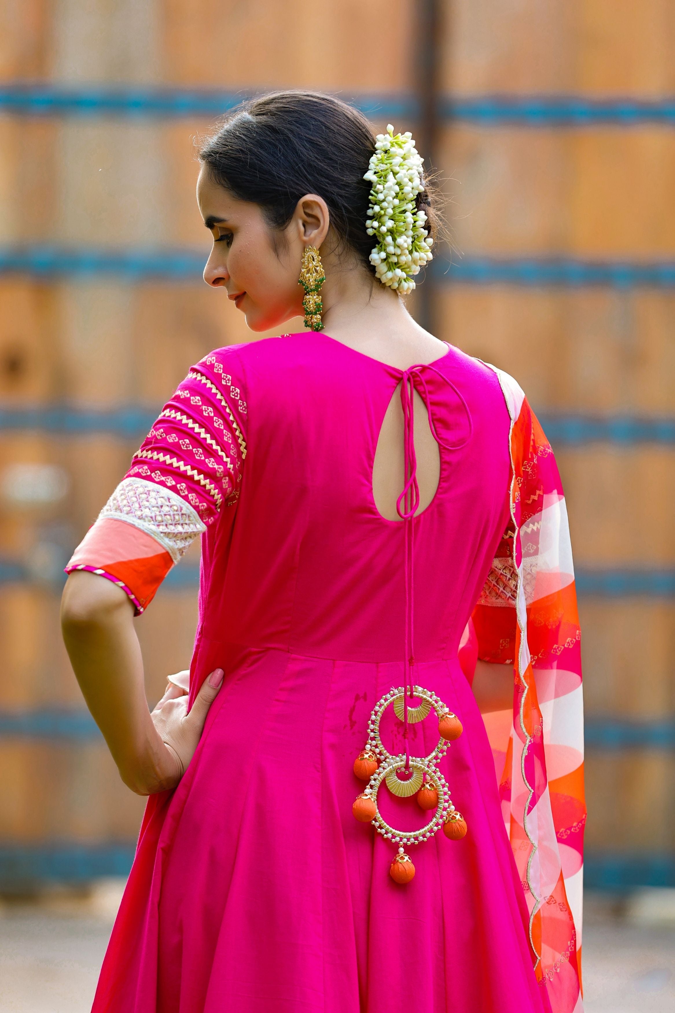 Buy Pink Dress Material for Women by Fashionuma Online | Ajio.com