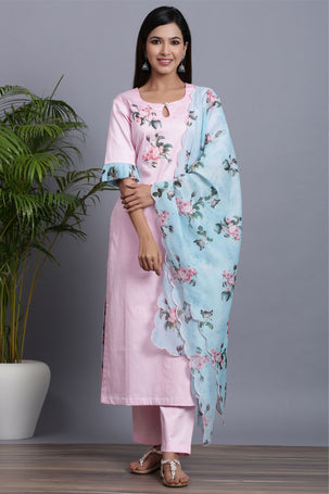 Gillori Suit set with dupatta for women