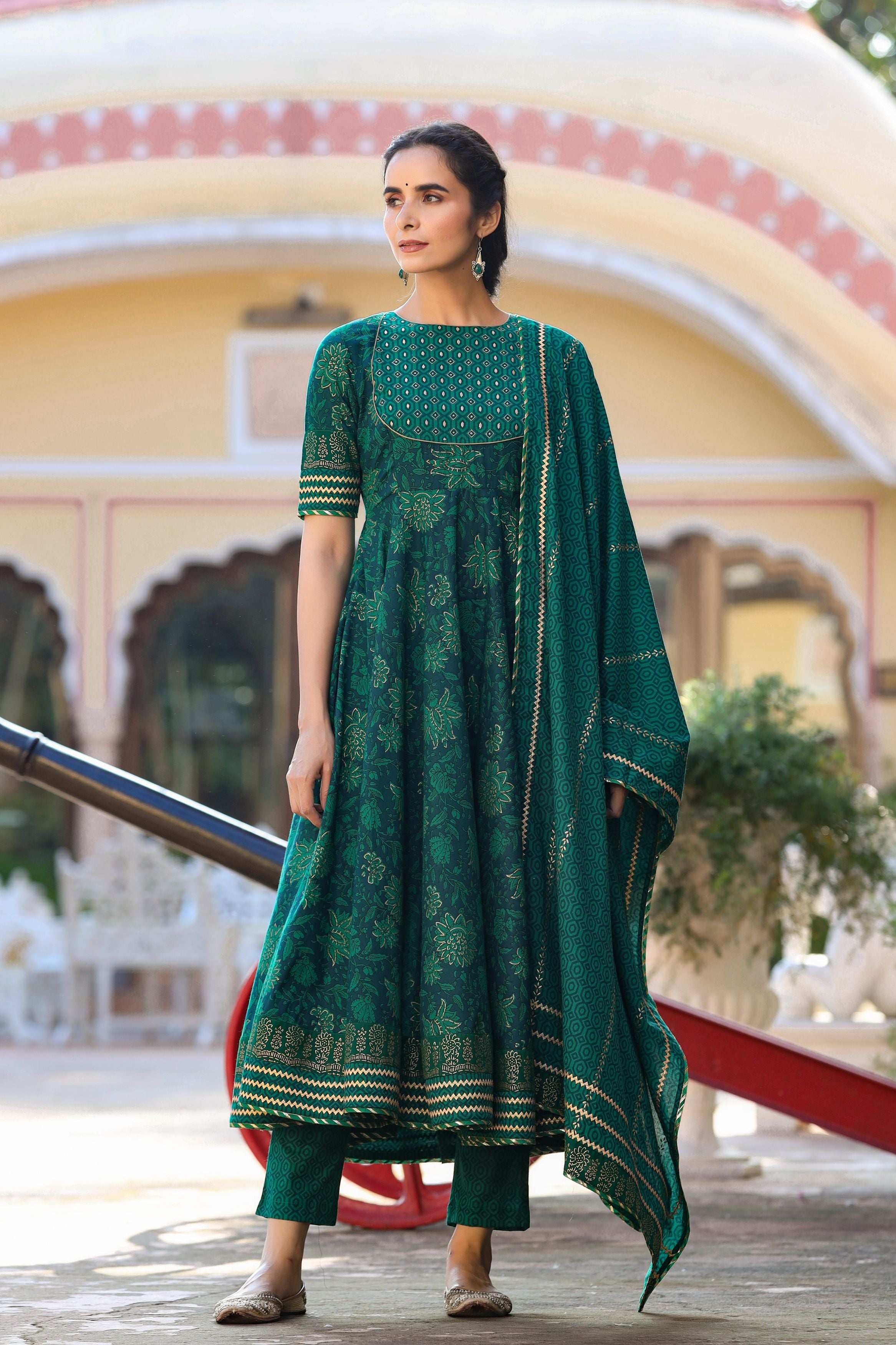 M.KUKADIYA Anarkali Gown Price in India - Buy M.KUKADIYA Anarkali Gown  online at Flipkart.com