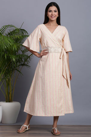 wrap dress for women cotton