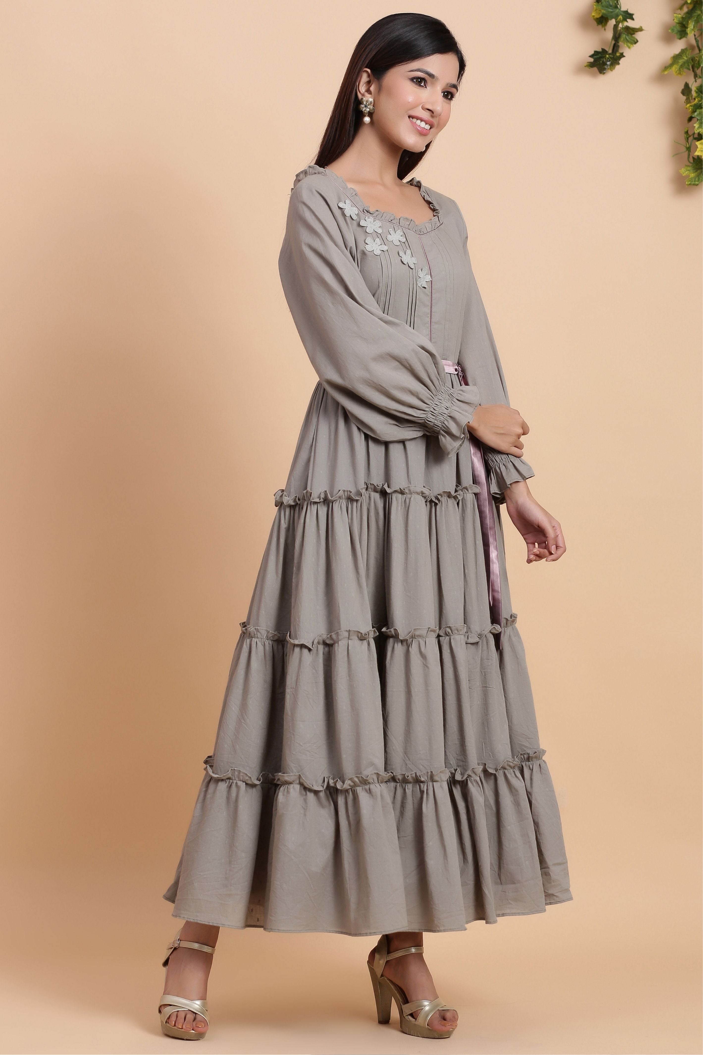 Vintage Printed Dress Elegant Dresses Women Abayas Kaftans Turkey Modest  Arabic | eBay